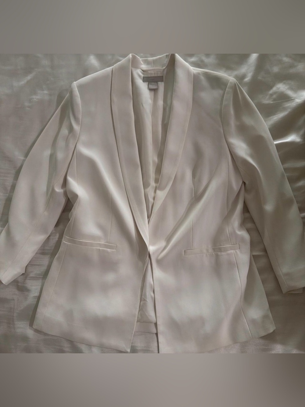 Women's White Blazer Jacket